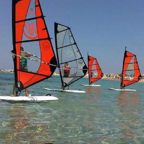 Sailing Tour and wind surfing along the Amalfi Coast