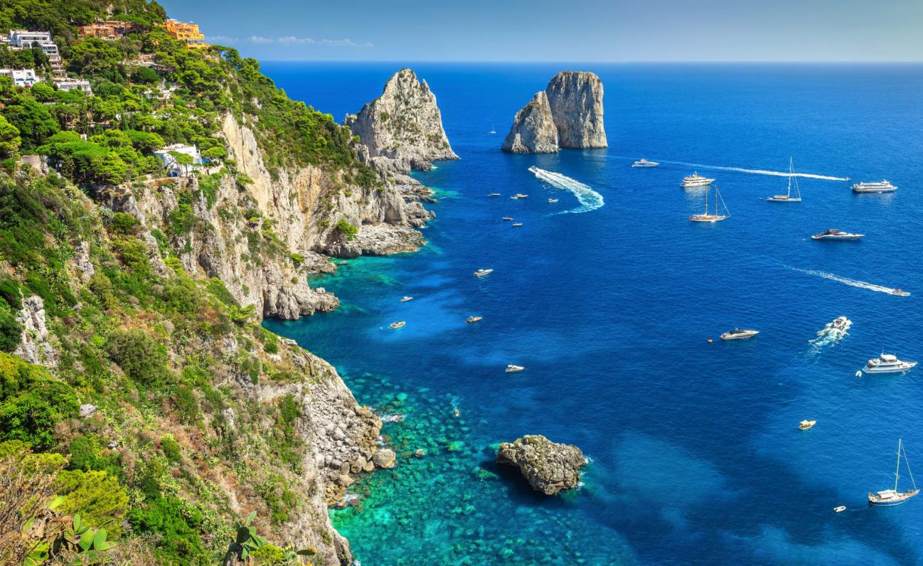 Tour of Capri and the Grotto’s (White, Green, Coral)